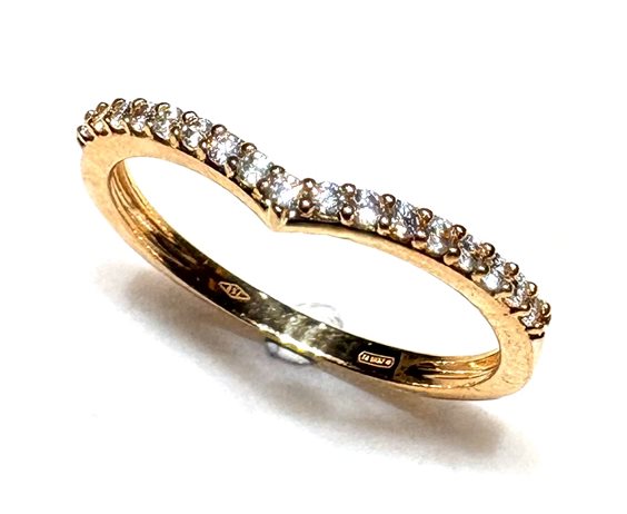 Anillo Sommer Mujer in Oro amarillo Cubic Zirconia RIVIER V ZIRC PI N/ZZ 1.90 G - RIVIER V ZIRC PI N/ZZ 1.90 G